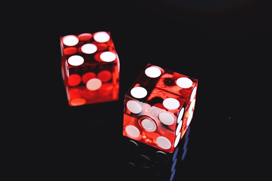 Dadu dan keping kasino untuk event undian Lucky Spin 77